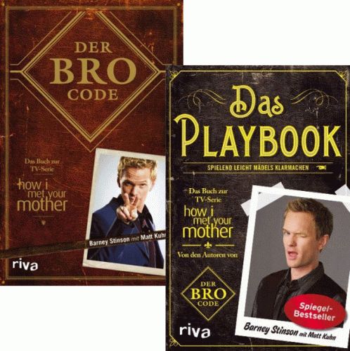 MATT KUHN & BARNEY STINSON Der Bro Code + Das Playbook IM SET  